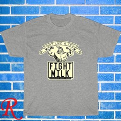 New Fight Milk Fight Like A Crow Black/Grey/Navy/White Size S-5XL Unisex T-Shirt