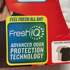 S Hanes T-Shirts 3 Pack Comfort Blend Tagless Lay Flat Collar White Gray Black