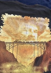 Vintage 1998 Thrashed Merle Haggard Shirt Tee XL Rare Country Tour Telecaster