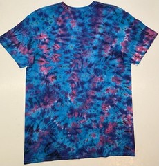 Gildan Handmade Tie Dye Unisex Adult T-Shirt Large Retro Razzle Dazzle Tee NEW