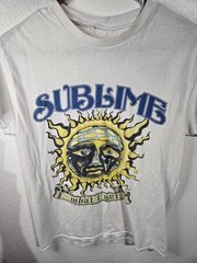 Sublime What I Got T-Shirt Size Small White Classic Sun Logo Ska Punk Rock Band