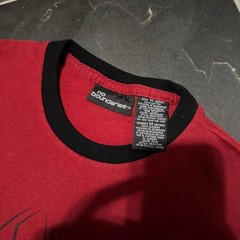 00s Y2K No Boundaries Spider Web Venom Tattoo Red & Black Graphic Tee – Large