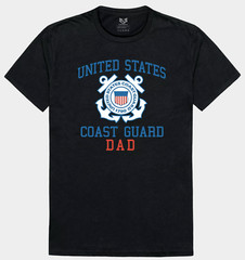 USCG United States US Coast Guard DAD Patriotic Tee Shirt S M L XL XXL