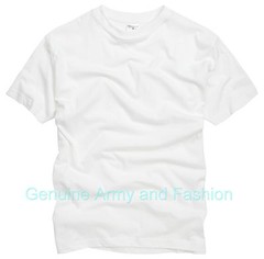 Army T Shirt US Combat Military Tactical Security Style Short Sleeve Top White