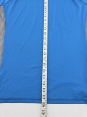 Lands End Beach T-Shirt Men XL Blue Gray Plain Tee.#38807