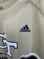 Adidas Climate GT Georgia Tech Football Men’s Large Gold Dry Fit T-Shirt DX2436