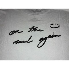Shawn Mendes T Shirt M White On The Road Again Tour OTRA 2025 Tee NEW *spots