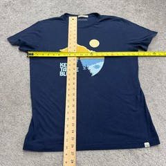Marine Layer Re-Spun Keep tahoe Graphic T-Shirt Mens Medium Navy Casual Crew Tee