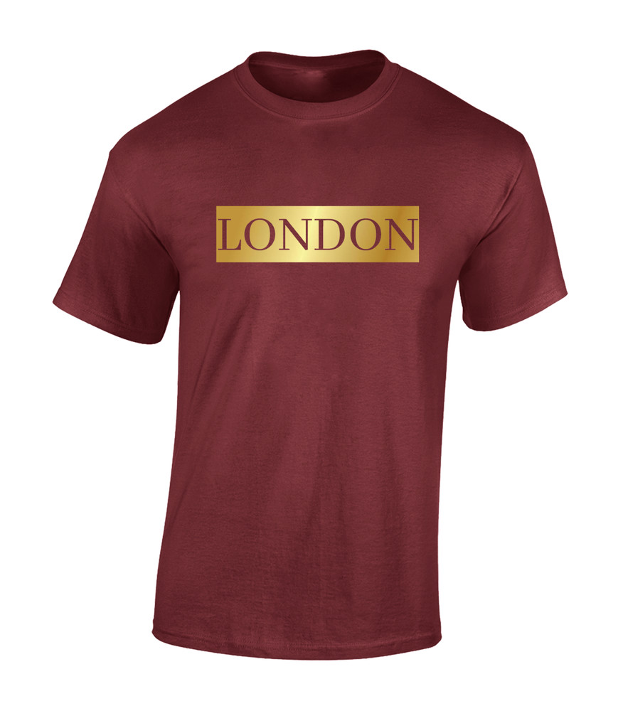 LONDON CITY MENS T SHIRT COOL FASHION UK BRITISH DESIGN RETRO VINTAGE TOP