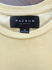 PacSun Los Angeles Scorpion Graphic T Shirt Men’s Medium Yellow Short Sleeve Tee