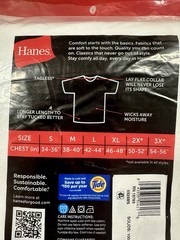 B62 Mens Cotton Moisture-wicking Crew Tee Undershirts White – 6 Pack Large