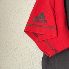Adidas Black & Red Just Sports Graphic T-Shirt L 2449