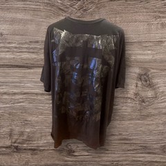 Men’s Big & Tall YRN Glossy Black Graphic T Shirt Size 3XL NWOT