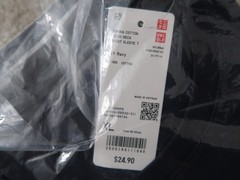 SALE UNIQLO SUPIMA COTTON SHORT SLEEVE T-SHIRT SZ XL BLACK NAVY BLUE 139864 NWT