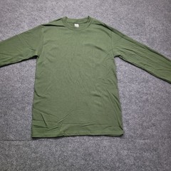 Gildan G540 Men’s Heavy Cotton Preshrunk Long Sleeve Shirt Green Size Small