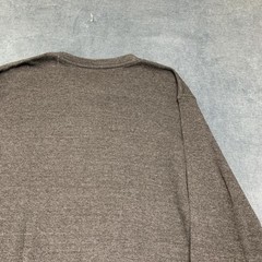 Lee Thermal Shirt Mens XL Gray Waffle Knit Regular Fit Outdoor Henley Neck