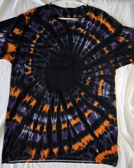 Gildan Unique Summerween Halloween Spiral Tie Dye T-shirt Adult X-Large