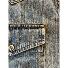 Vintage Wrangler Denim Western Snap Shirt Men’s XL Cowboy Ranch Wear