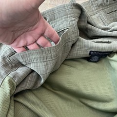 511 TACTILE Lot of 2 Shirts Mens Size L Red Green Button Snaps Lined Pockets