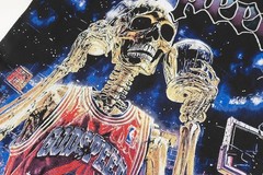 Mens NEW Godspeed Skeleton Basketball player trophy print Short sleeved T-shirt