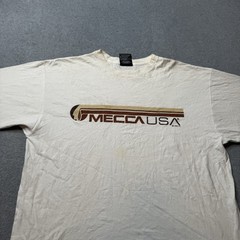Vintage Mecca T Shirt Mens XL Graphic Print Skater Grunge Japanese Y2K 2000s