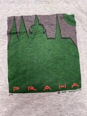 Praha Prague Graphic Tee Czech Republic T-Shirt Women’s Small