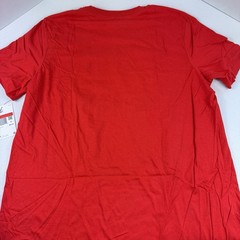 Men’s T-Shirt Nike Athletic Red Green White Multicolor Swoosh Size L XL 2XL