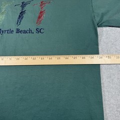 Myrtle Beach South Carolina Shirt Adult Medium Green Golf Beach Ocean Seashells