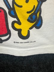 Vintage 1994 Sanrio Ahiru No Pekkle T Shirt Made USA One Size White AOP 90s