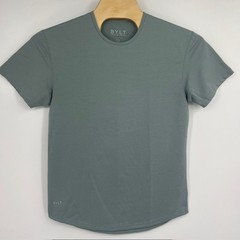 BYLT Premium Basics Signature Tee Mens Large Sage Green Curved Hem T-Shirt
