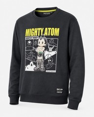 Tezuka Astro Boy Mighty Atom Sweatshirt Mens L Black Anime Graphic Hologram
