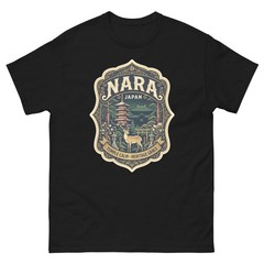 Nara Japan Temple Deer Graphic T-Shirt Unisex Travel Tee
