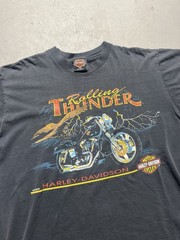Vintage 90s Fun wear Harley Davidson Rolling Thunder single stitch size xl