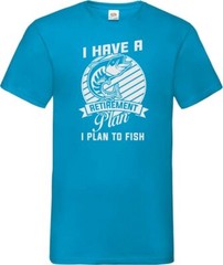 Fishing Retirement Plan Humour Novelty T Shirt Various Colours And Sizes