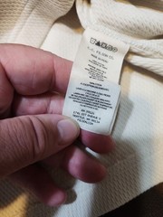 Filson long-sleeve thermal crewneck shirt Off White Mens Size M Waffle Knit