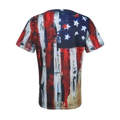ON SALE!! USA Distressed Flag Casual Fashion Slim Fit T-shirts American Tee