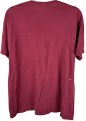 Volcom Men’s Stone Age Large Burgundy Graphic Surf Tee Streetwear