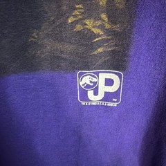 Rare Vintage 1993 Jurassic Park Promo Purple T-Rex T-Shirt Youth XL As Pictured