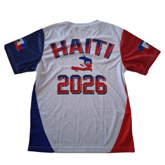 Haitian Flag Shirt Haiti Pride Graphic T-Shirt Unisex White Tee S-XL