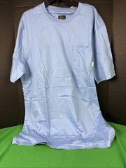 Greg Norman Pocket Tee Size M Light Blue