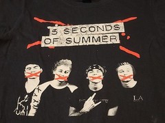5 Seconds Of Summer Tour Tee 2015 Music Australia New Zealand Artists Live
