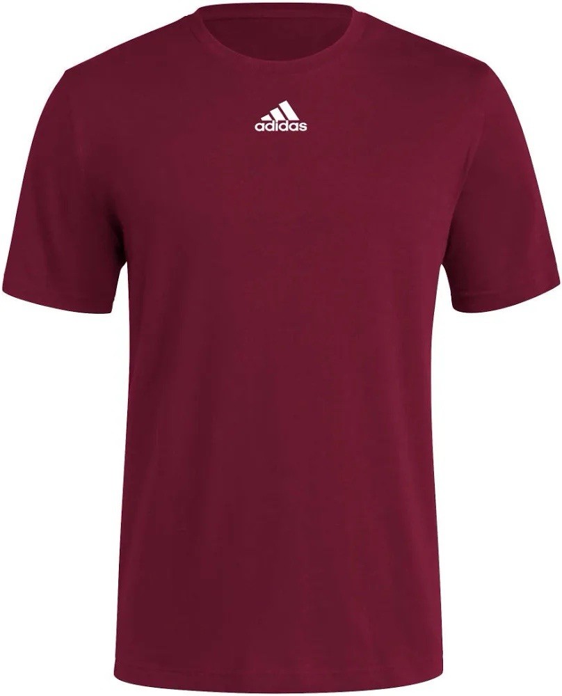 Adidas Mens Fresh Short Sleeve Cotton Tee Maroon HG0707 Men’s Size Medium – NWT