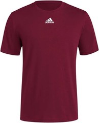 Adidas Mens Fresh Short Sleeve Cotton Tee Maroon HG0707 Men’s Size Small – NWT