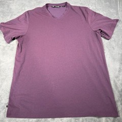 Travis Mathew The Cloud Tee Shirt V Neck Mens XL Maroon Blue Heathered Lot of 2