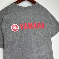 Yamaha Men’s Gray Logo T-Shirt Heather Tee 19in Chest Sport Outdoor