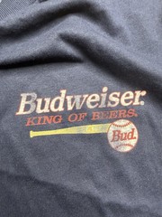 Budweiser Mens Baseball Graphic T Shirt Bud King Of Beers Size Small NEW NWOT