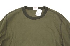 Double Ralph Lauren RRL Green Thermal Reversible Double Knit Crew Shirt Sweater