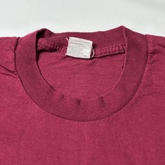 VTG BVD Shirt Mens Large Maroon Pocket Crewneck USA Single Stitch Selvedge