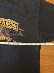 Harley Davidson T-Shirt Eagle Men L/XL Black Chattahoochee Georgia 2007 USA Made