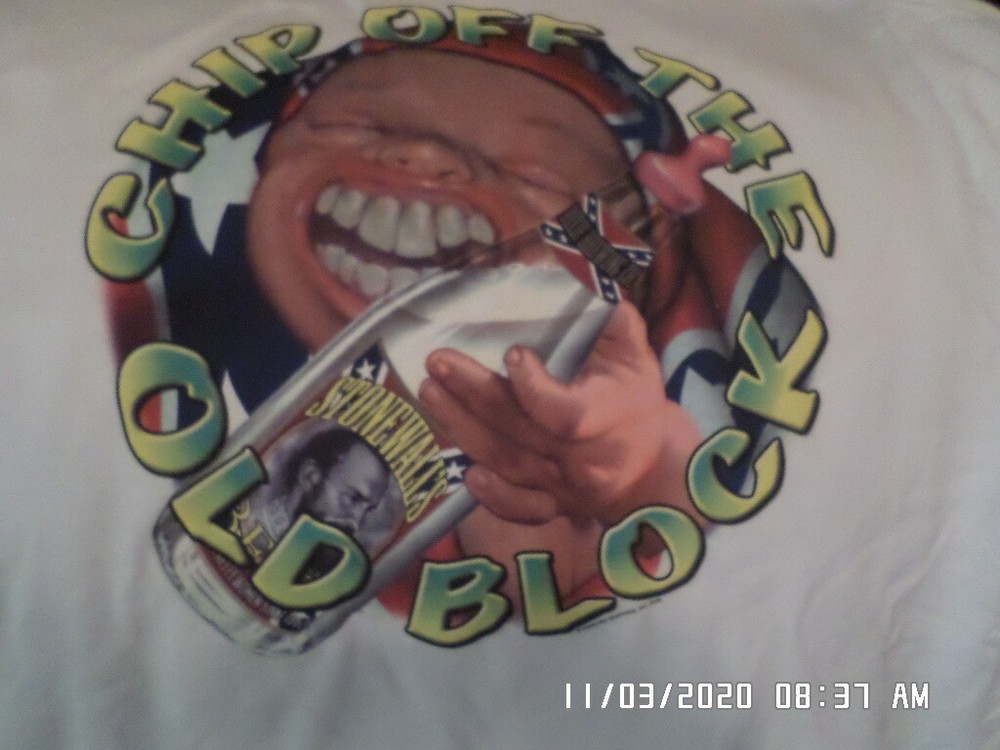 NEW T-Shirt: Redneck Chip Off The Old Block (White) Front / Back (LOTS of Sizes)